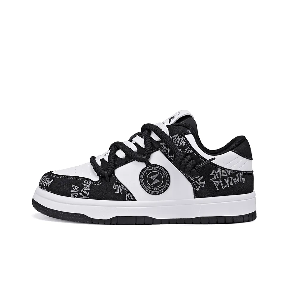 SNOW FLYING Low Top Skateboard Shoes Unisex