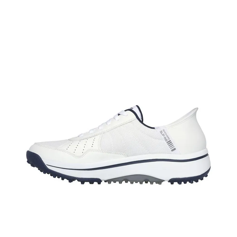 Skechers Go Golf Anti Slip Wear Resistant Low Top Casual Shoes Men's White
