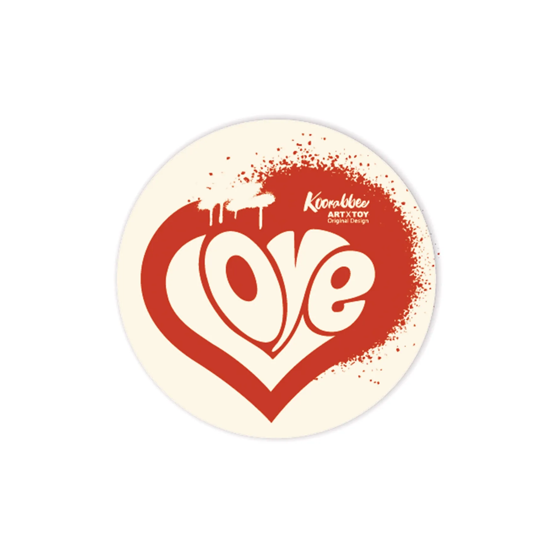 Koorabbee Любовь Искусственный кашемир Коврик Trend Based Products 80CM