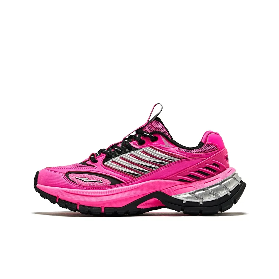 Erke Hung Перо Амортизация Износостойкий Низкий Топ Casual Женский Числа Розовый Черный