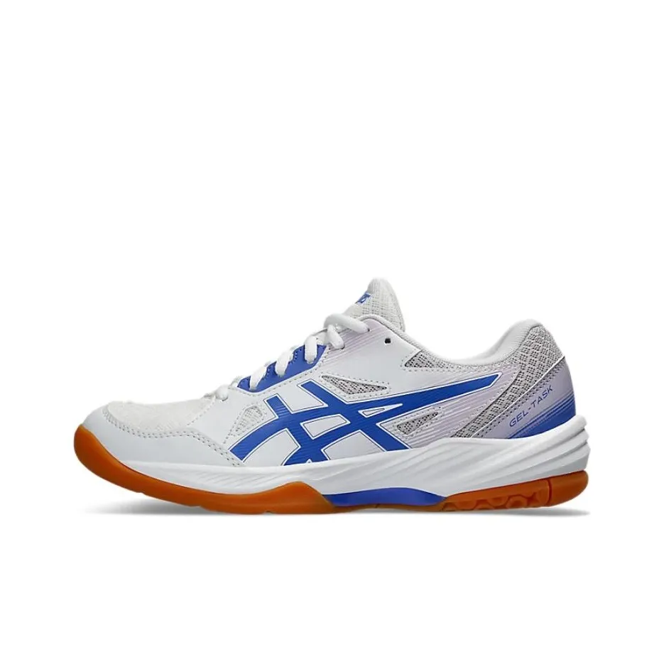 Asics Гель Task 3 Амортизация Износостойкие Низкие Кроссовки для тренировок Женские Белые Синие