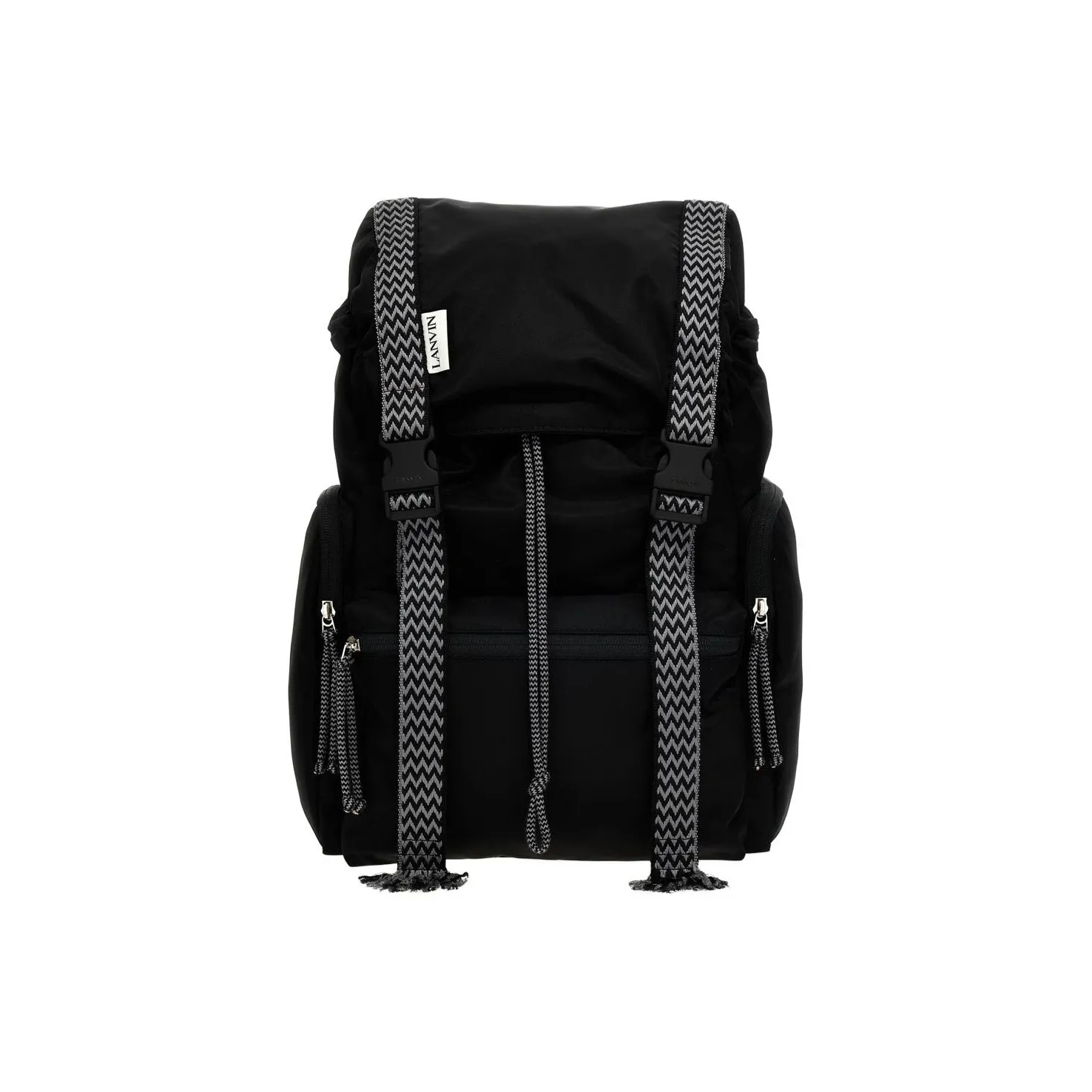 Lanvin Curb Buckle Detailed Zip Up Backpack