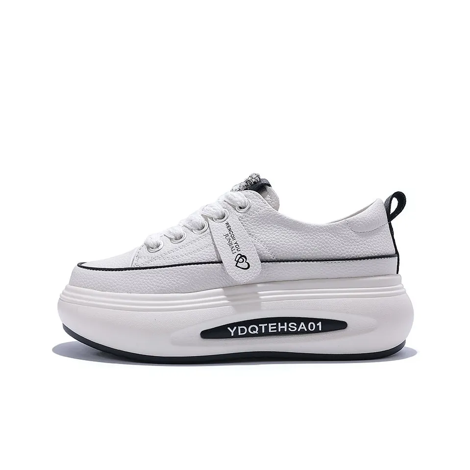 Junjali Эксклюзивный дизайн минималистичный мерцающий белый кроссовок в стиле преппи маленький модный универсальный повседневный женский