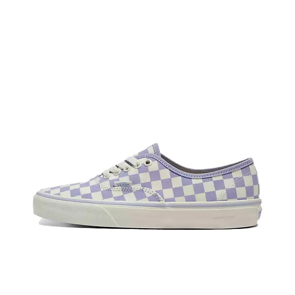 Vans Authentic Checkerboard Shoes 'White Purple'
