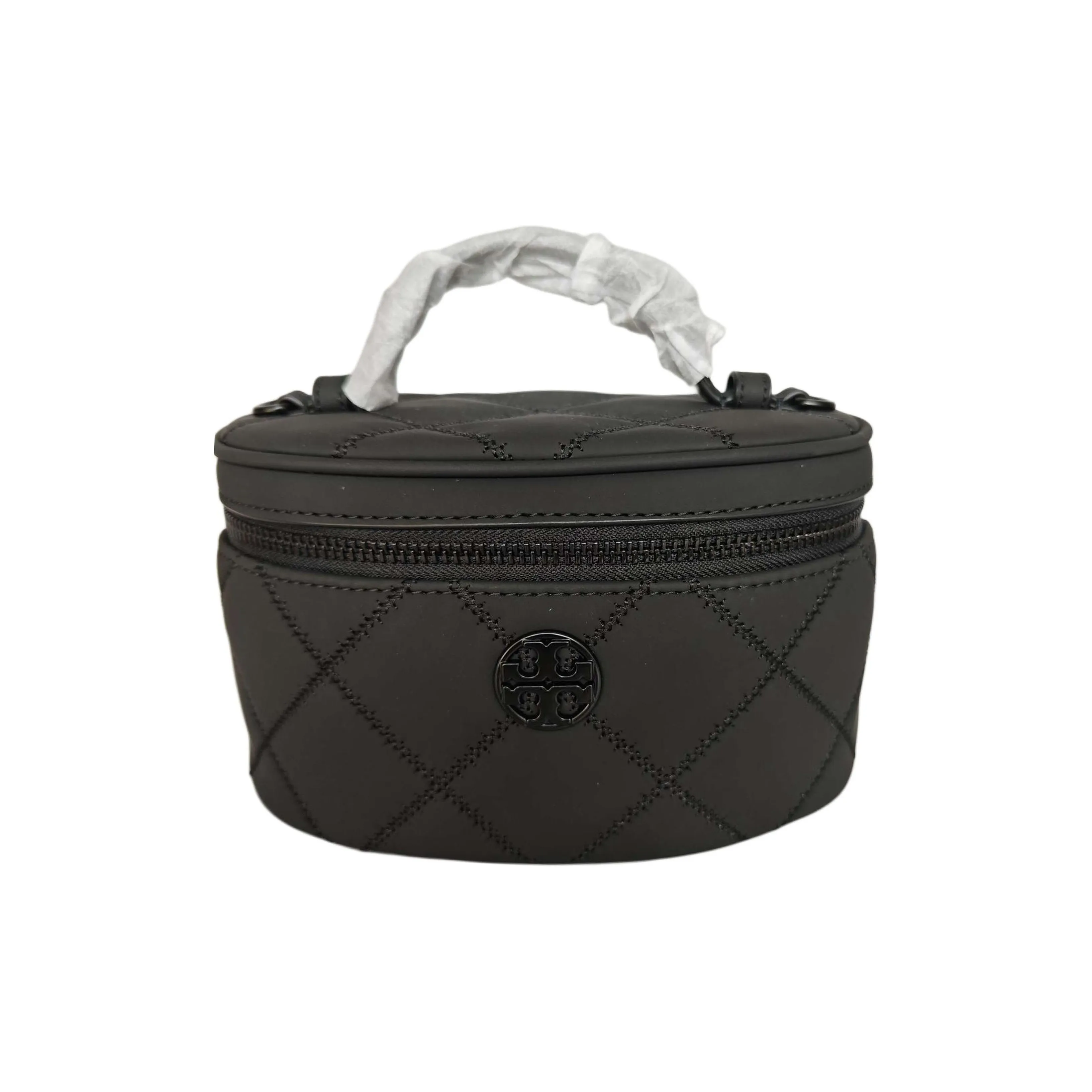 TORY BURCH Корова Кожа Коробка Сумка Маленькая Женская Матовый Черный