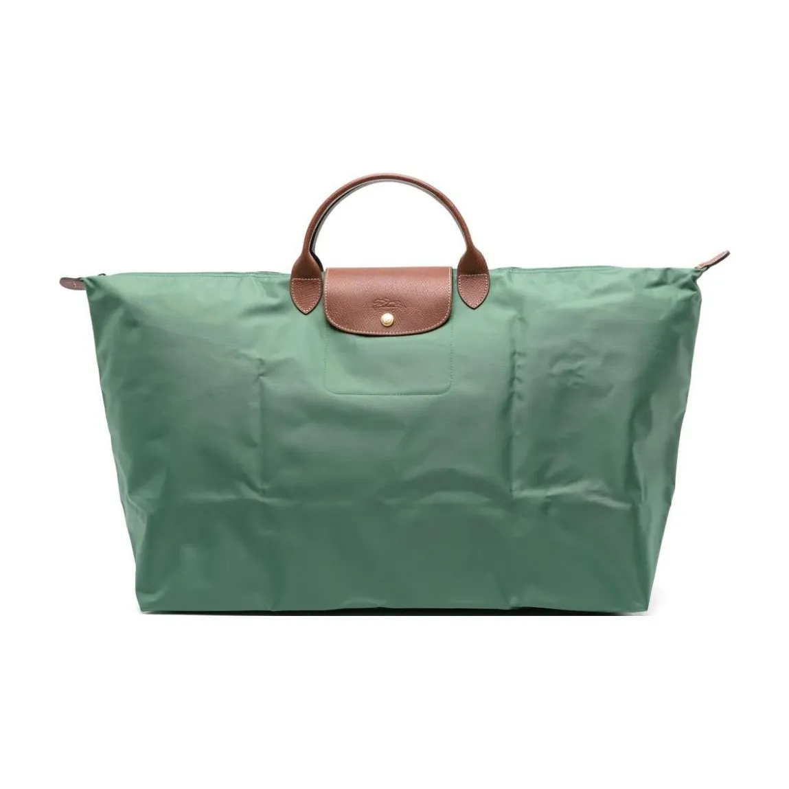 LONGCHAMP Le Pliage Переработанный Холст Сумка Средняя Женская Шалфейный