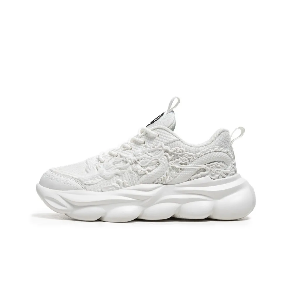 TFKY Year Of The Dragon Comfortable Versatile Platform Height Increasing Cushioning Low-Top Chunky Sneakers Men's