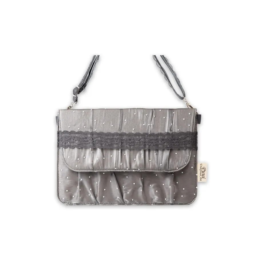 Puui Lace Laptop Bag Tubas Women's Pink, Gray
