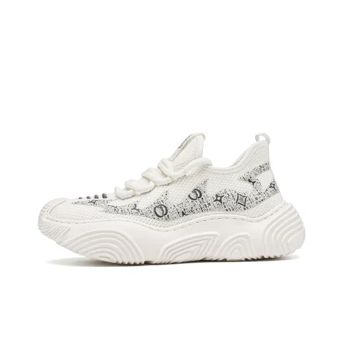 TRUMPPIPE Толстоподошвенные кроссовки Low Top Белые Мужские