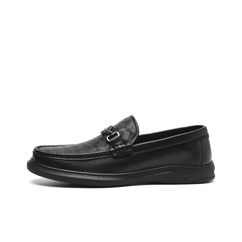 SEPTWOLVES Gommino Loafers Men Black/Black