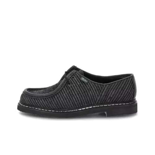 Paraboot Мужские повседневные туфли Low Top Черные для мужчин