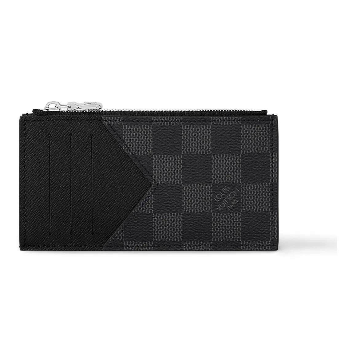 LOUIS VUITTON Coin Card Holder Damier Graphite Grey/Black