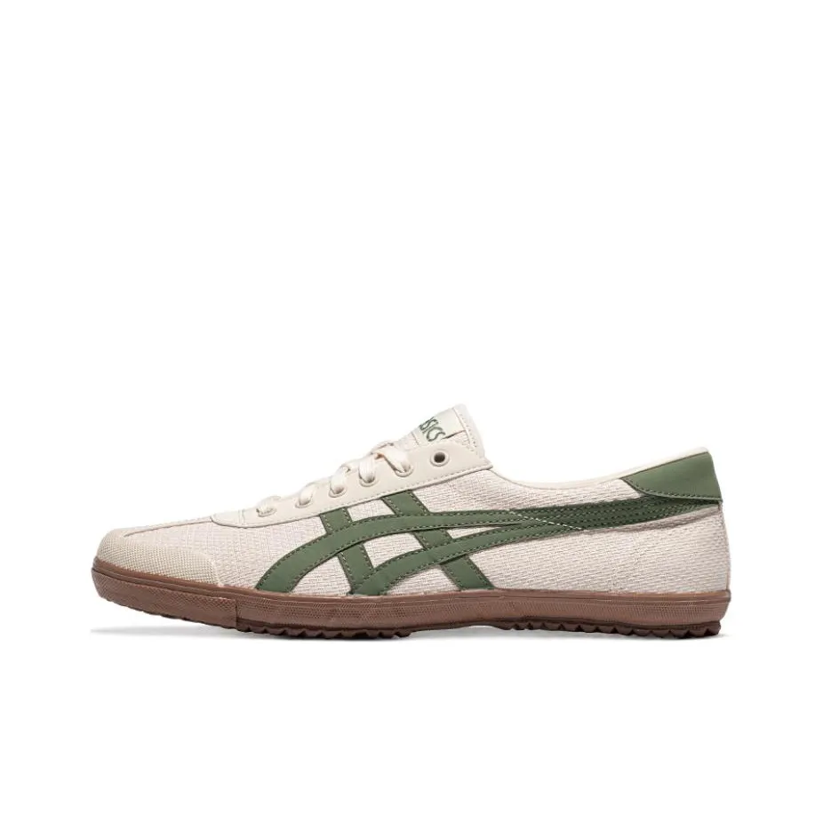 Asics TSG 110 Low Top Skateboard Shoes Unisex Beige Green