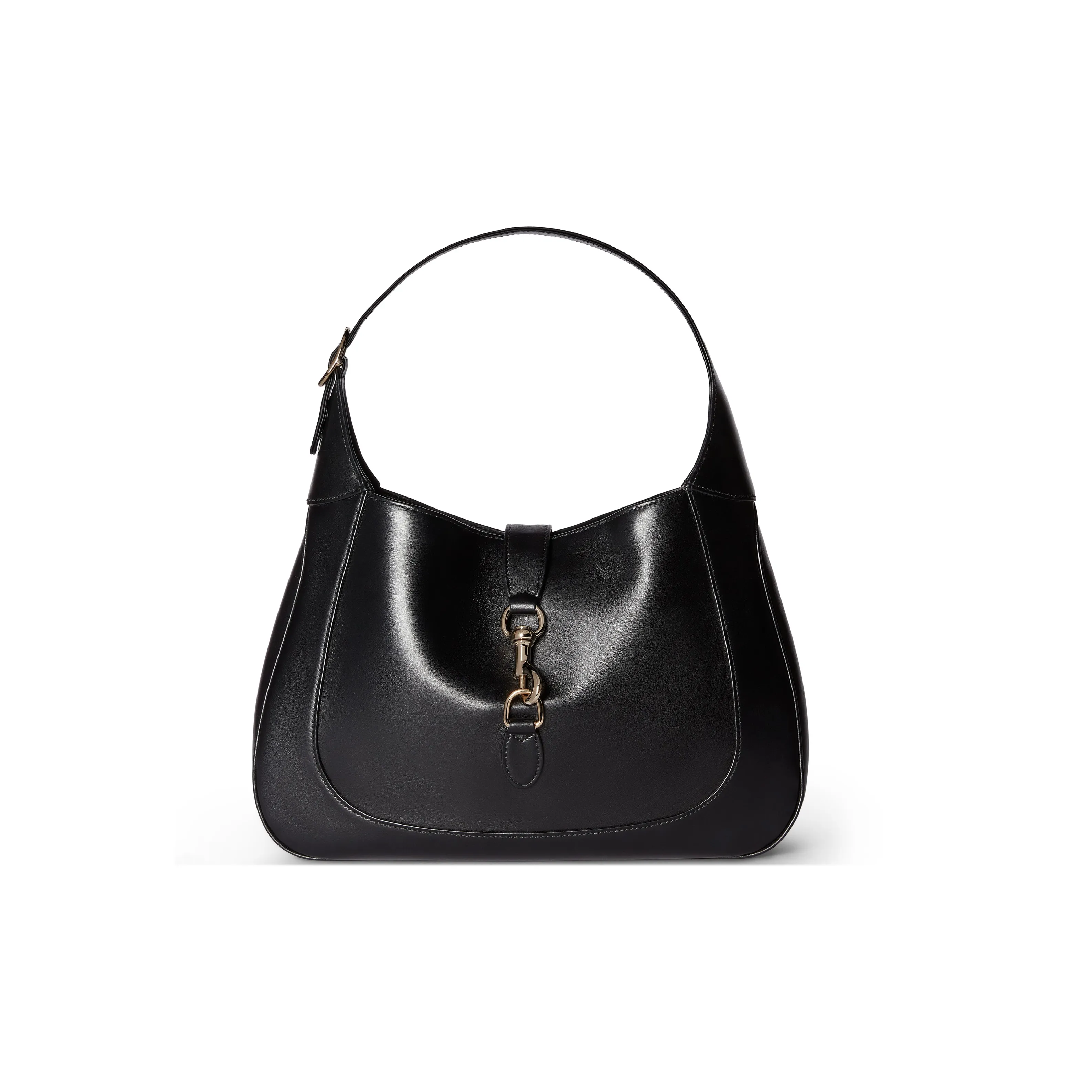 GUCCI Jackie 1961 Leather Handbag, Shoulder Bag Women's Black