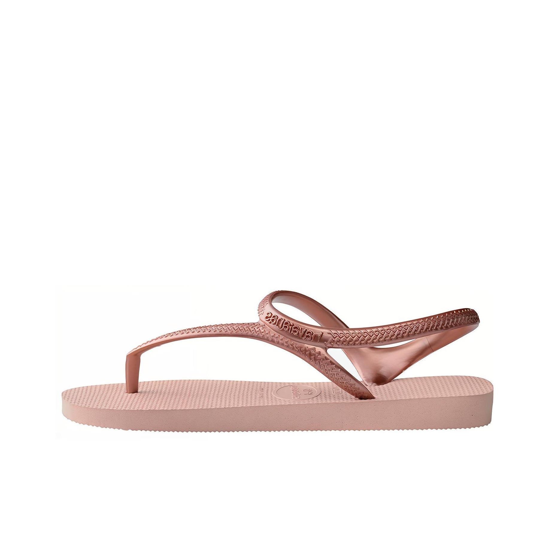 Rose gold colored sandals deals