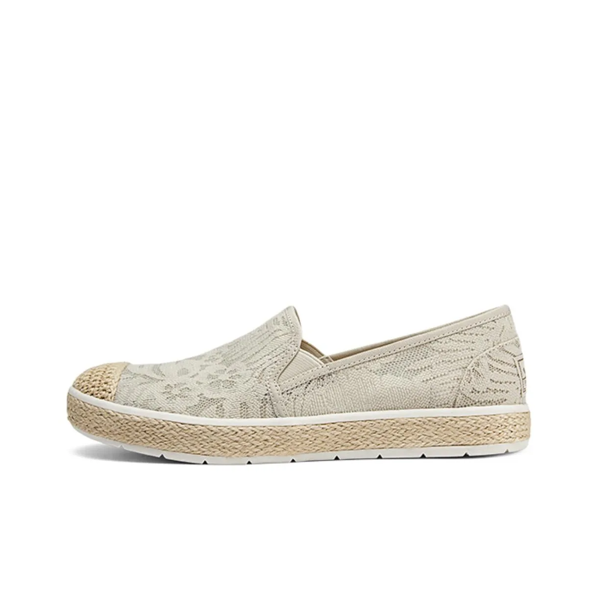 Skechers Espadrilles Дышащий и Легкий Низкий Топ Casual Женский Естественный