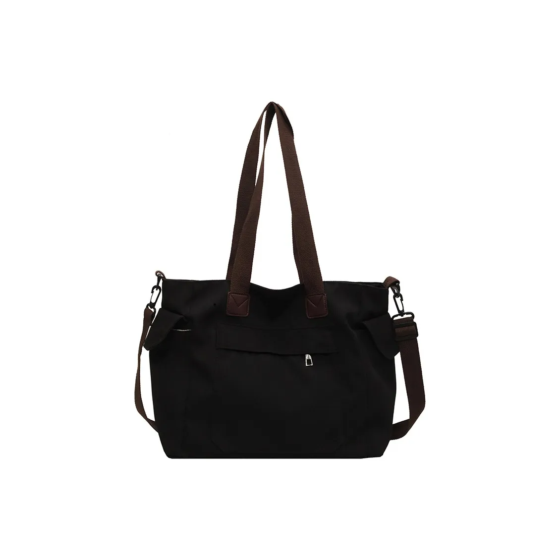 Travel Canvas Crossbody Bag, Shoulder Bag Women's Black/Khaki/Ecru