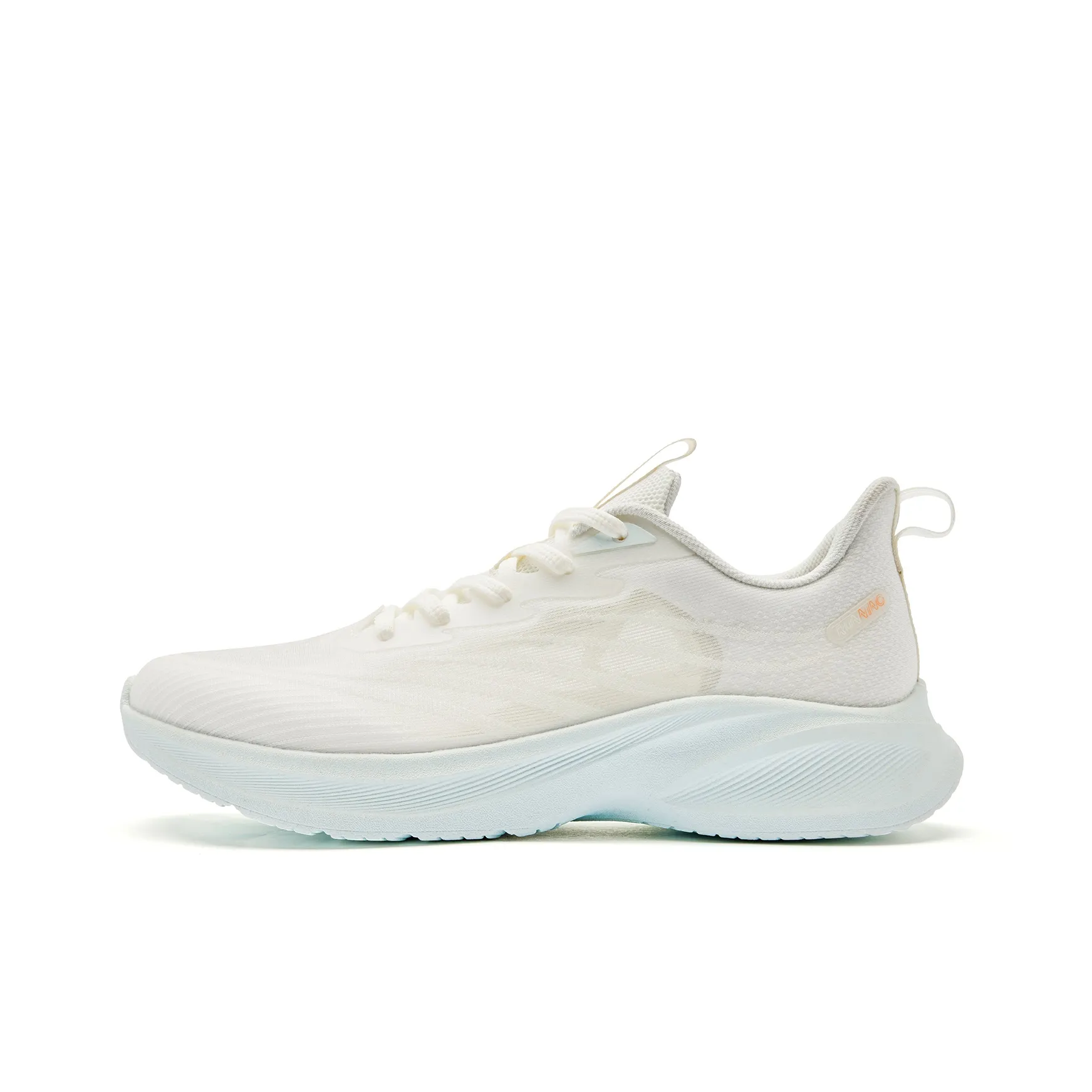 QIAODAN Light LITE Breathable Lightweight Low-Top Running Shoes Women's White Green