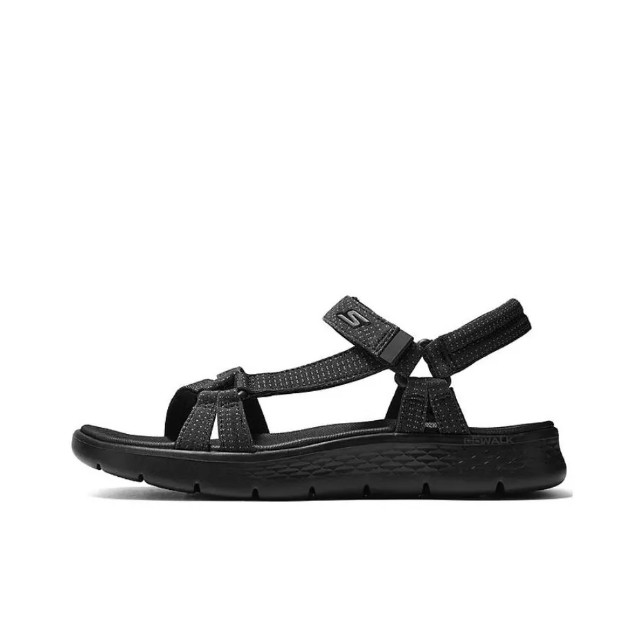 Skechers Go Walk 5 One Strap Sandals Women's Black