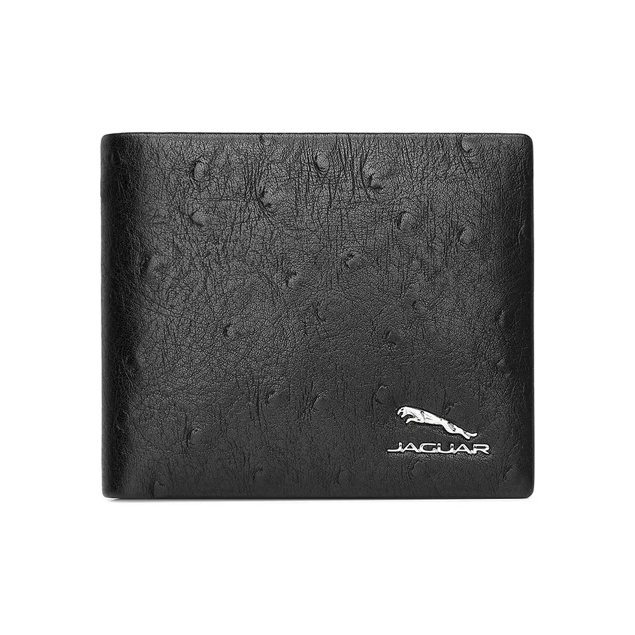 JAGUAR Кошелек из коровьей кожи зажим для чеков держатель для карт мужской черный