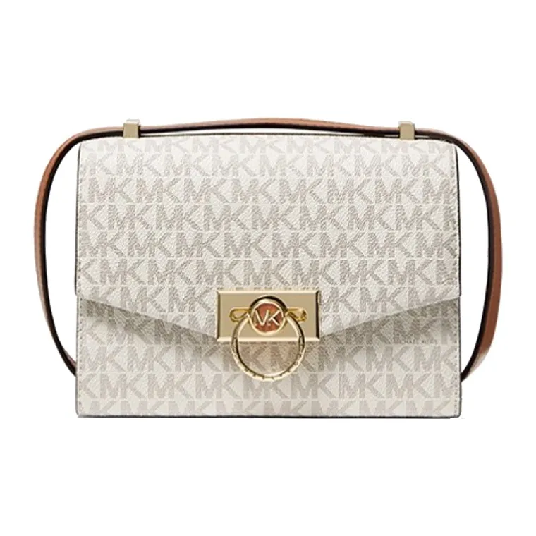 MICHAEL KORS Leather Shoulder Bag Crossbody Bag Mini Women's Vanilla White