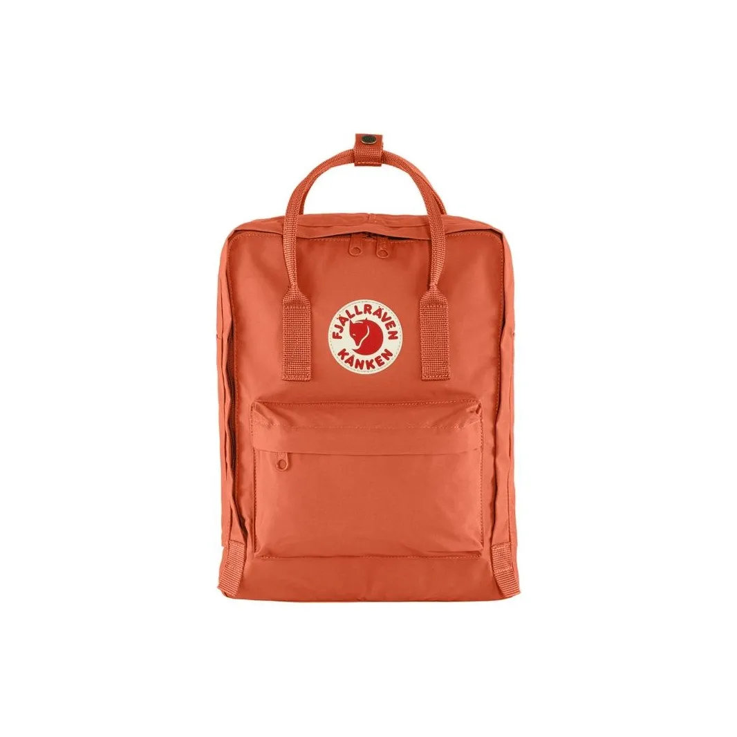 Fjallraven Kanken Альпинизм Двойной Плечо На открытом воздухе Сумка Рюкзак Этенил 16L Luo WEN Красный Унисекс