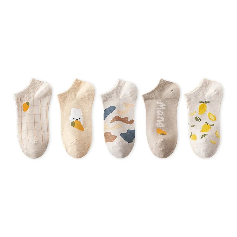 MIIOW Низкие носки женские упаковка из 5 пар