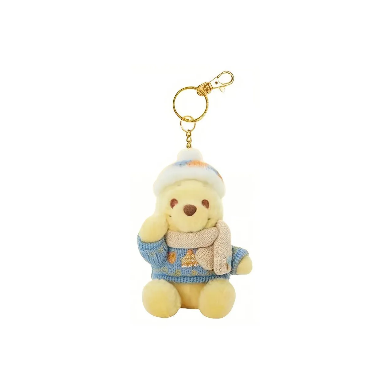 Disney Winnie 2023 Winter Winnie The Pooh and Friends Collection Куклы Плюшевый Брелок