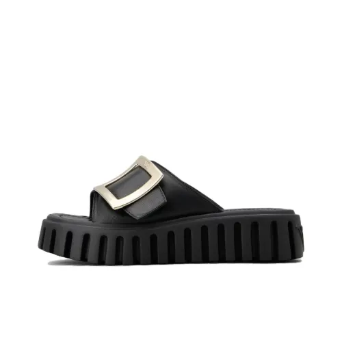 Roger Vivier VIV' Go Толстый Слипоны Черный Женские