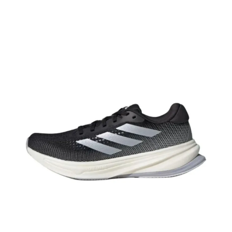 Adidas SUPERNOVA RISE Амортизация Износостойкий Низкий Топ Бег на длинные дистанции Обувь Женская Черная Серый