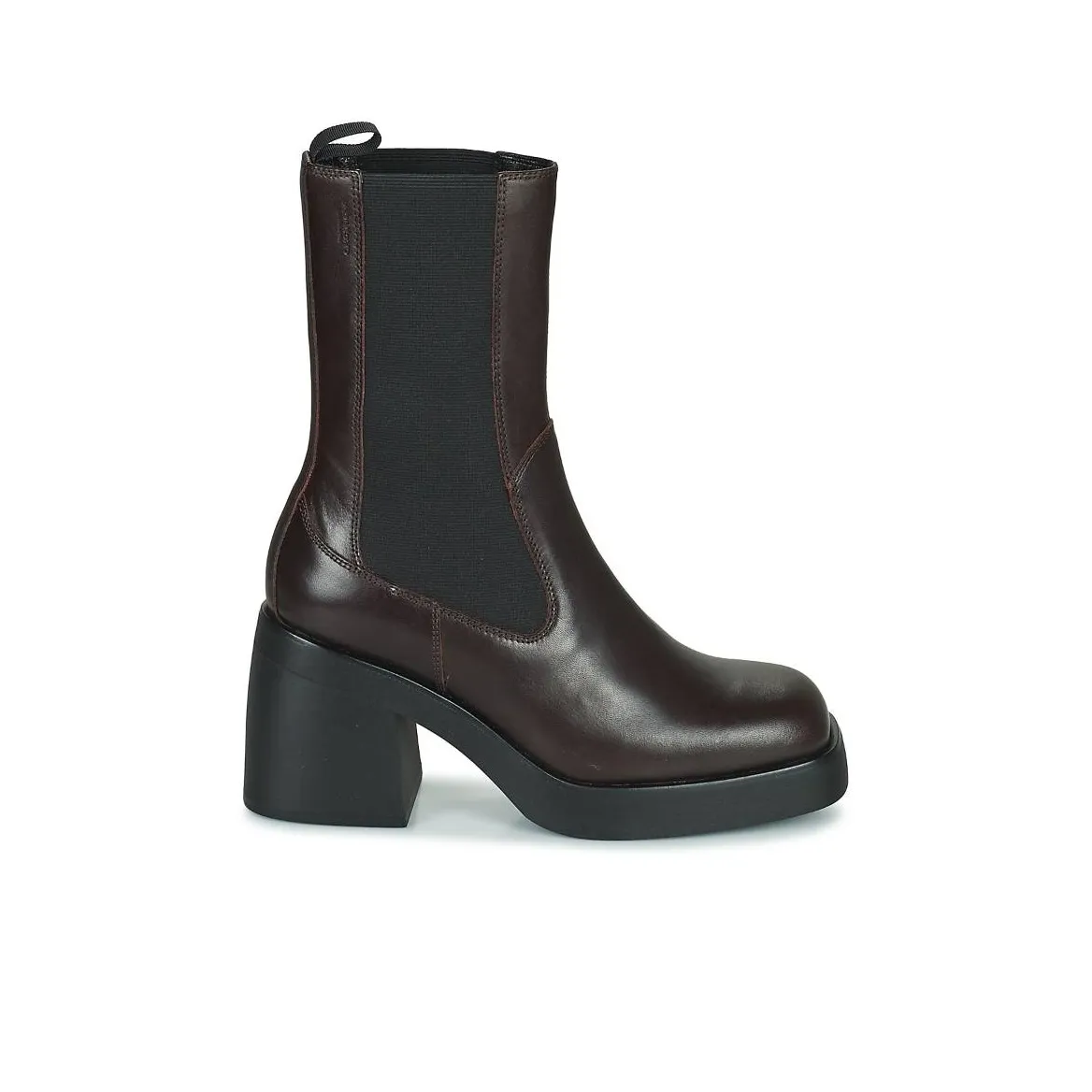 VAGABOND SHOEMAKERS Brooke Short Chelsea Boots 8.5cm Women's Red Brown