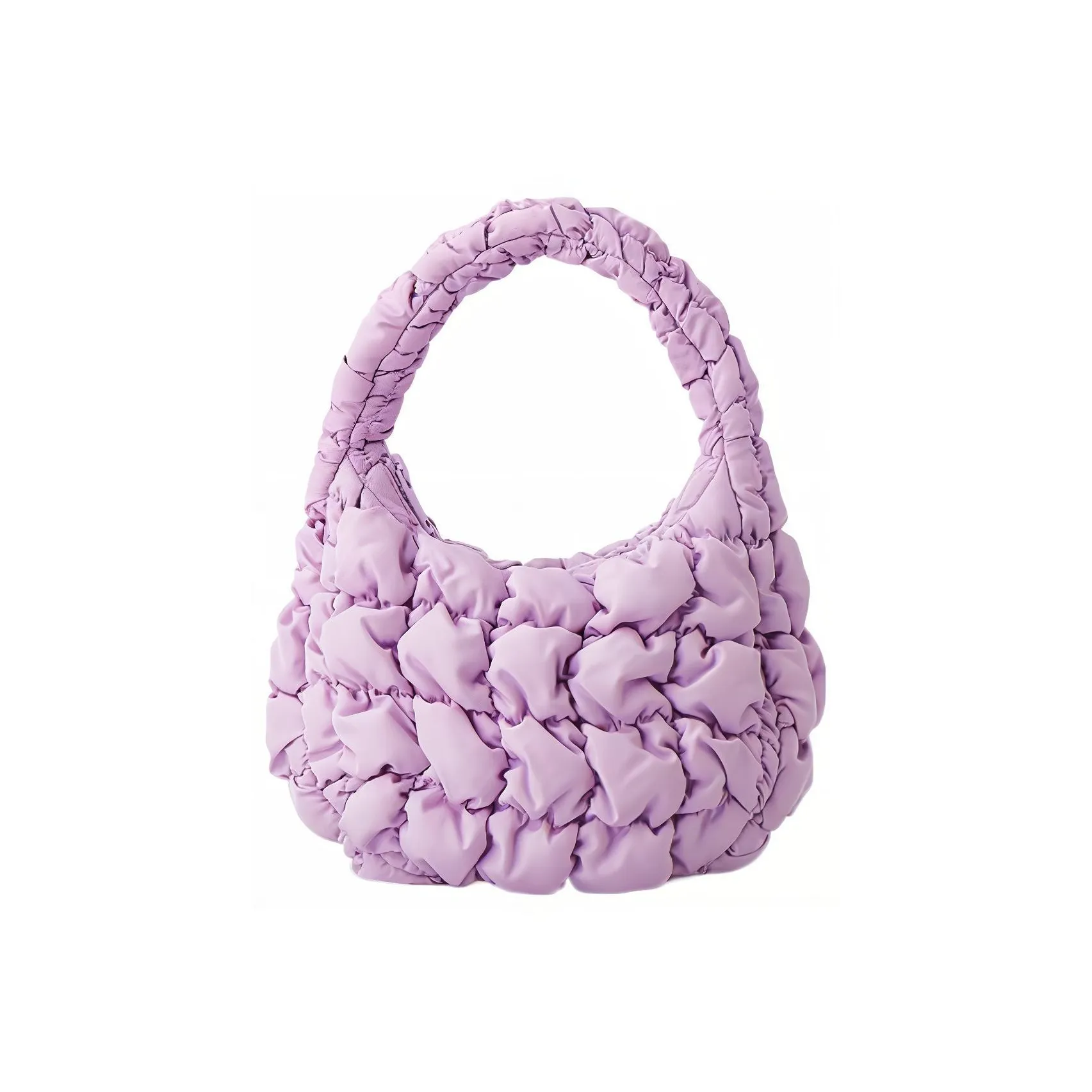 COS Полиэстер Облачная Сумка Сумка Стандартная Женская Фиолетовая Сирень