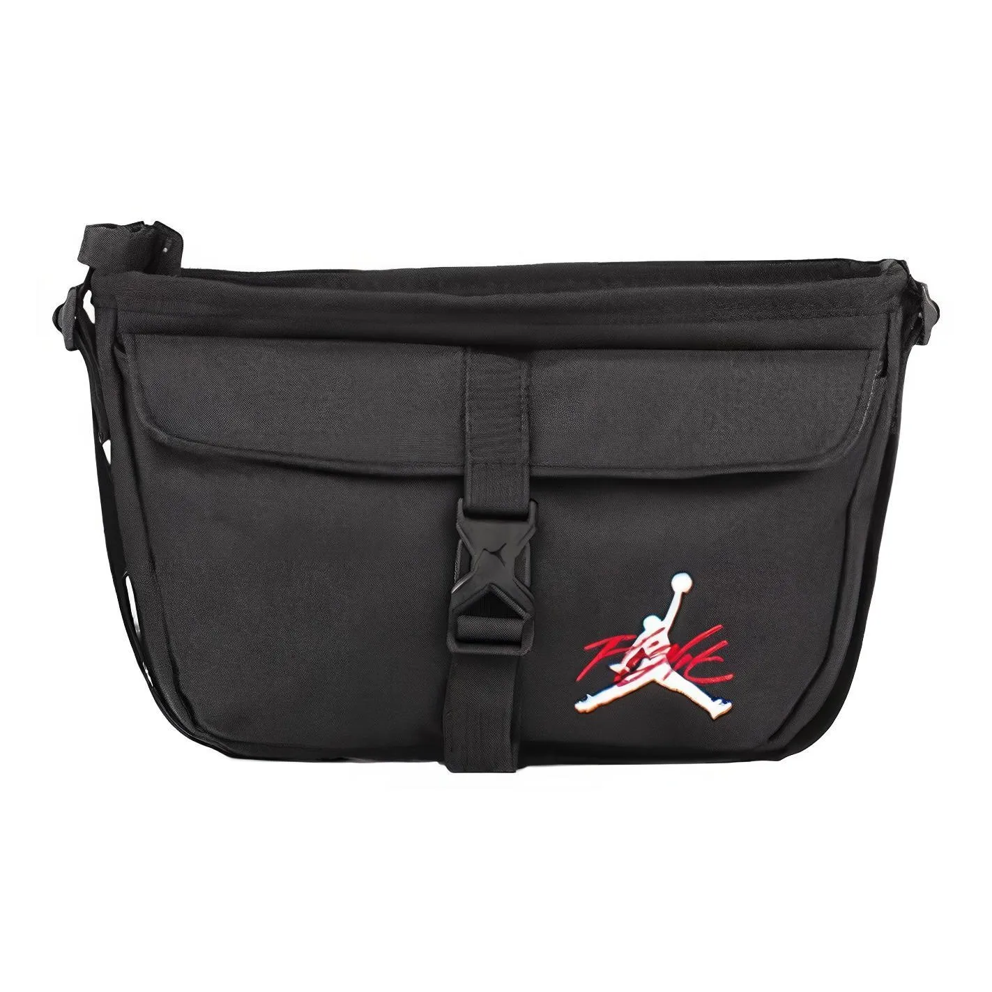 Jordan Polyester Shoulder Bag, Crossbody Bag Small Unisex Black