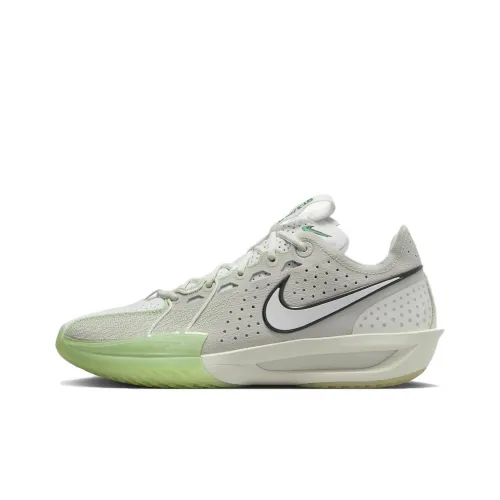 Nike Air ZOOM G.T. Cut 3 Баскетбольные кроссовки Низкие Серо-зеленые Унисекс