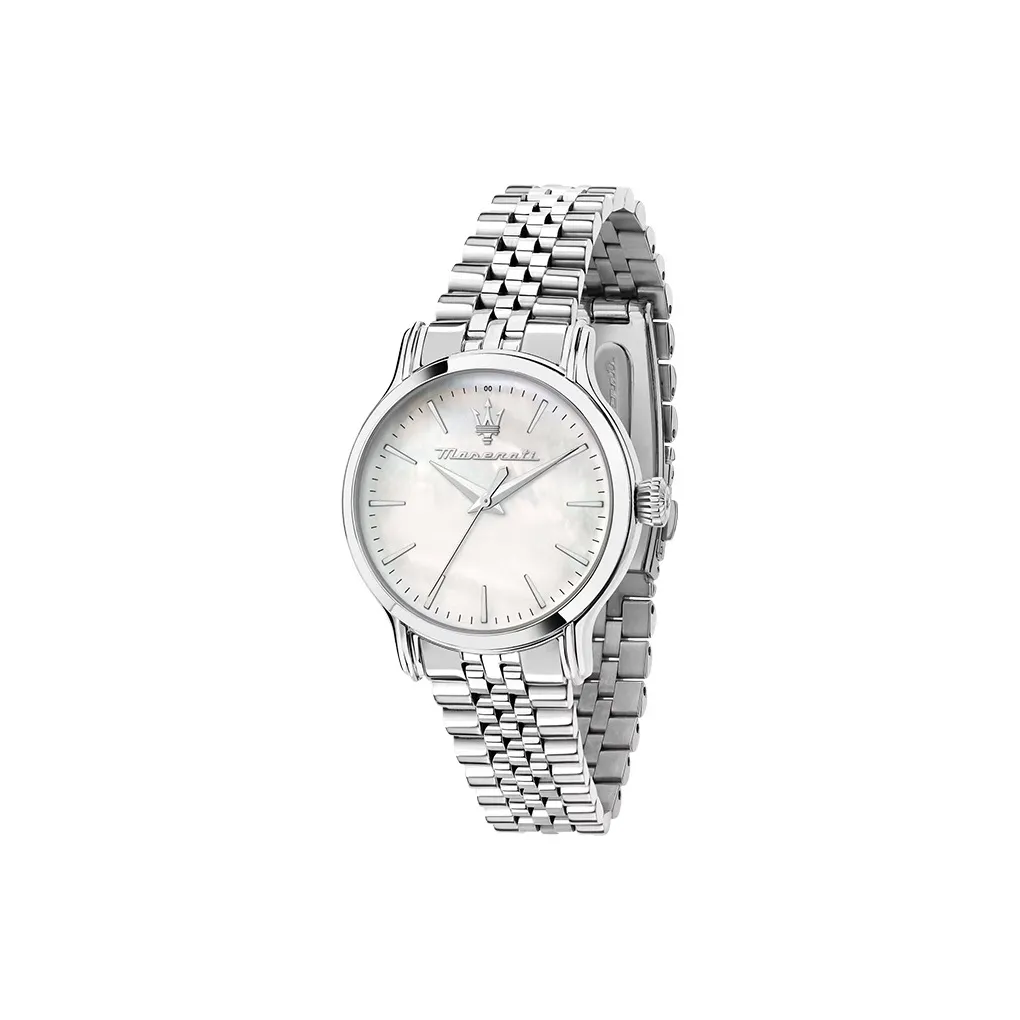 Maserati Наручные часы Кварцевый механизм 34 мм Серебристый циферблат Женские часы