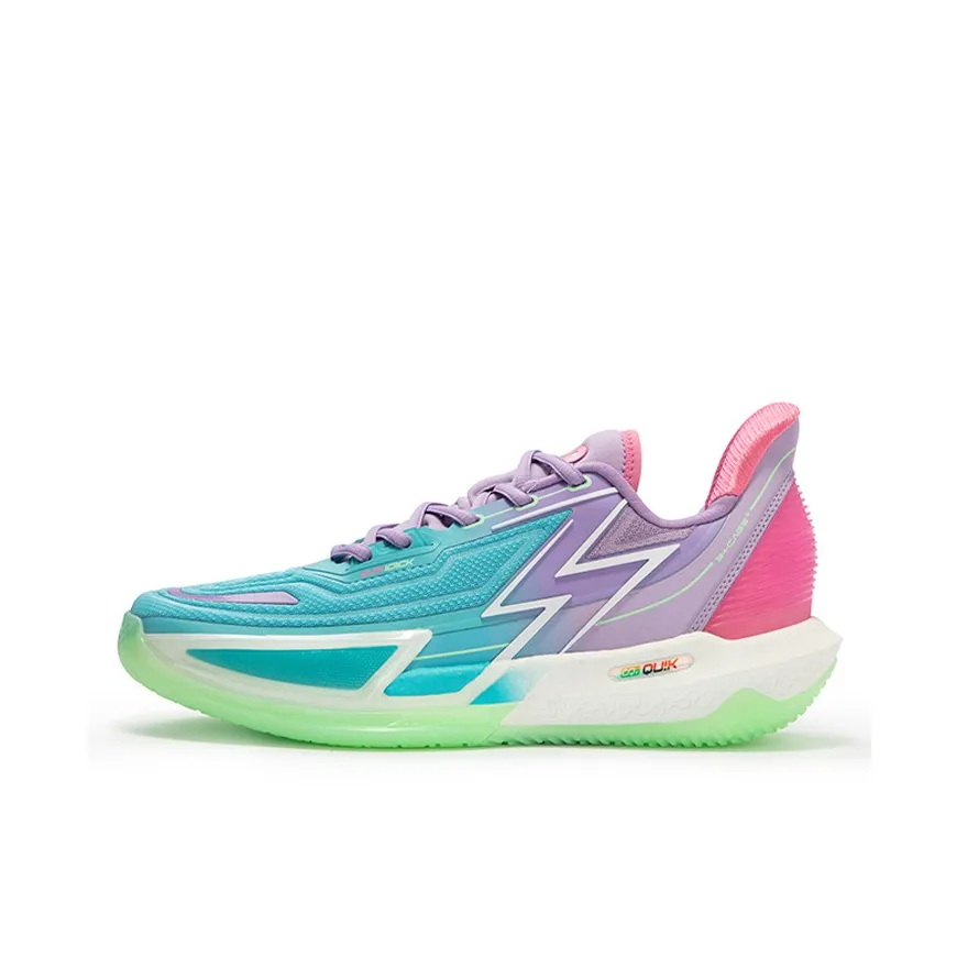 361° BIG3 4.0 Quick Pro Basketball Shoes Men's Low Top Blue/Purple