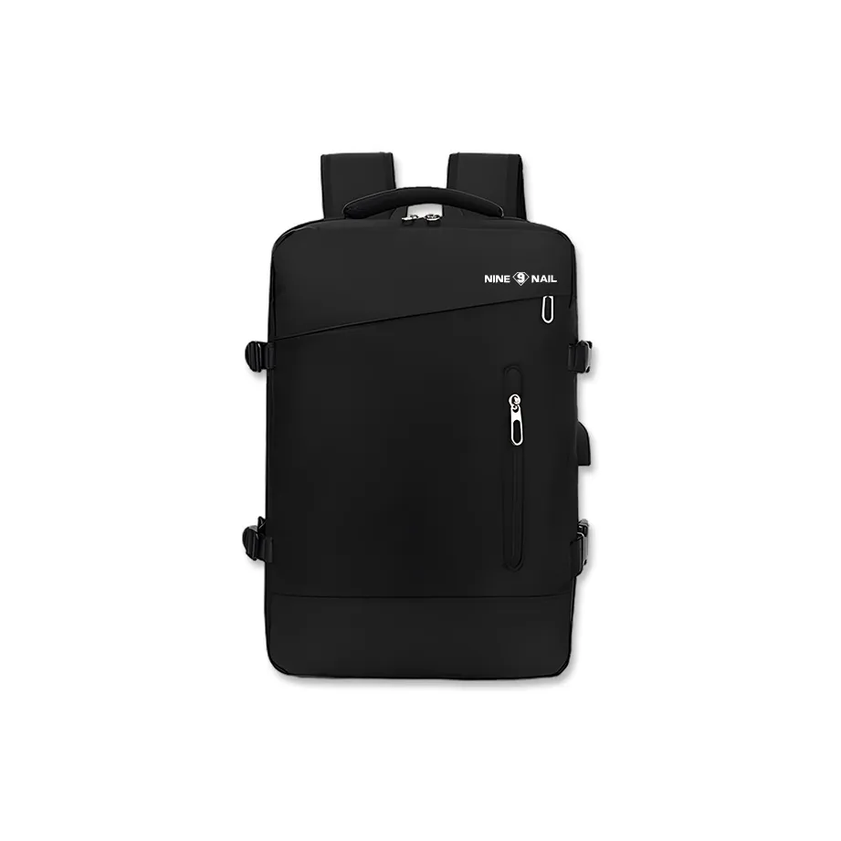 NINE NAIL Водонепроницаемый Oxford Повседневный Рюкзак Унисекс Черный