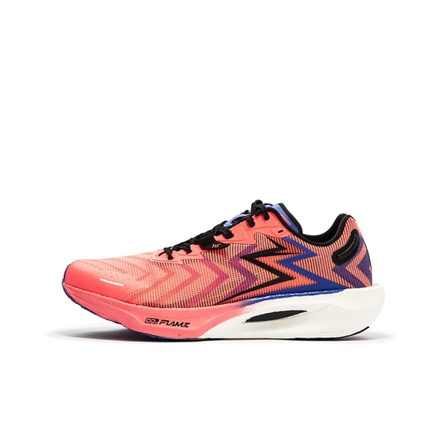 361° Speed 3 PRO black Anti Slip Wear Resistant Breathability Low Top Running heeled Shoes Unisex Begonia Pink