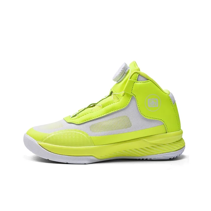 IVERSON Slip Resistant, Abrasion Resistant, Breathable, Lightweight High Top Lace Free Kids' Basketball Shoes Unisex