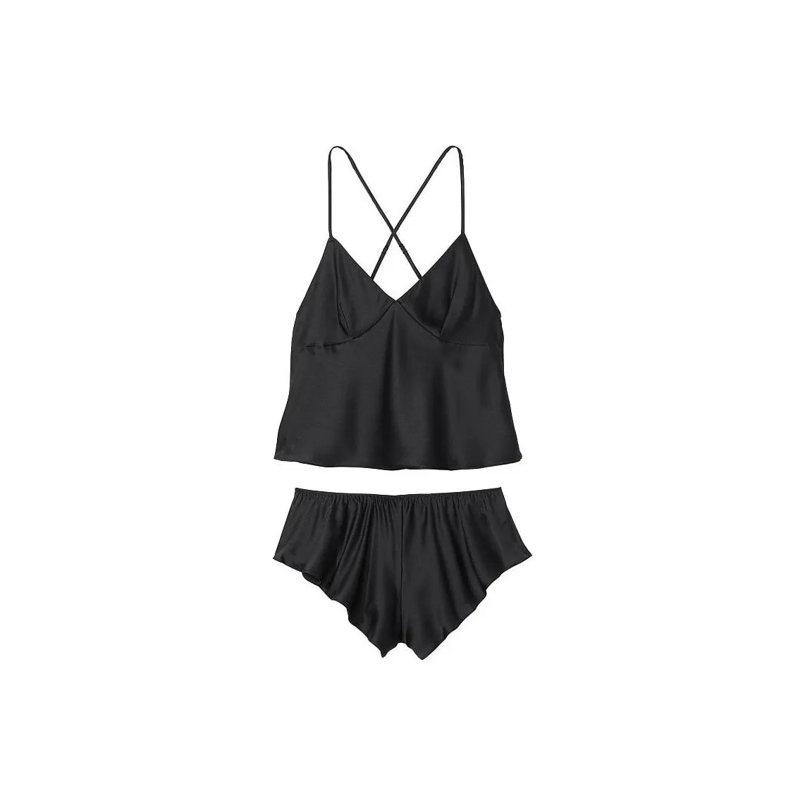 Victoria's Secret Pajama Set Women's Black