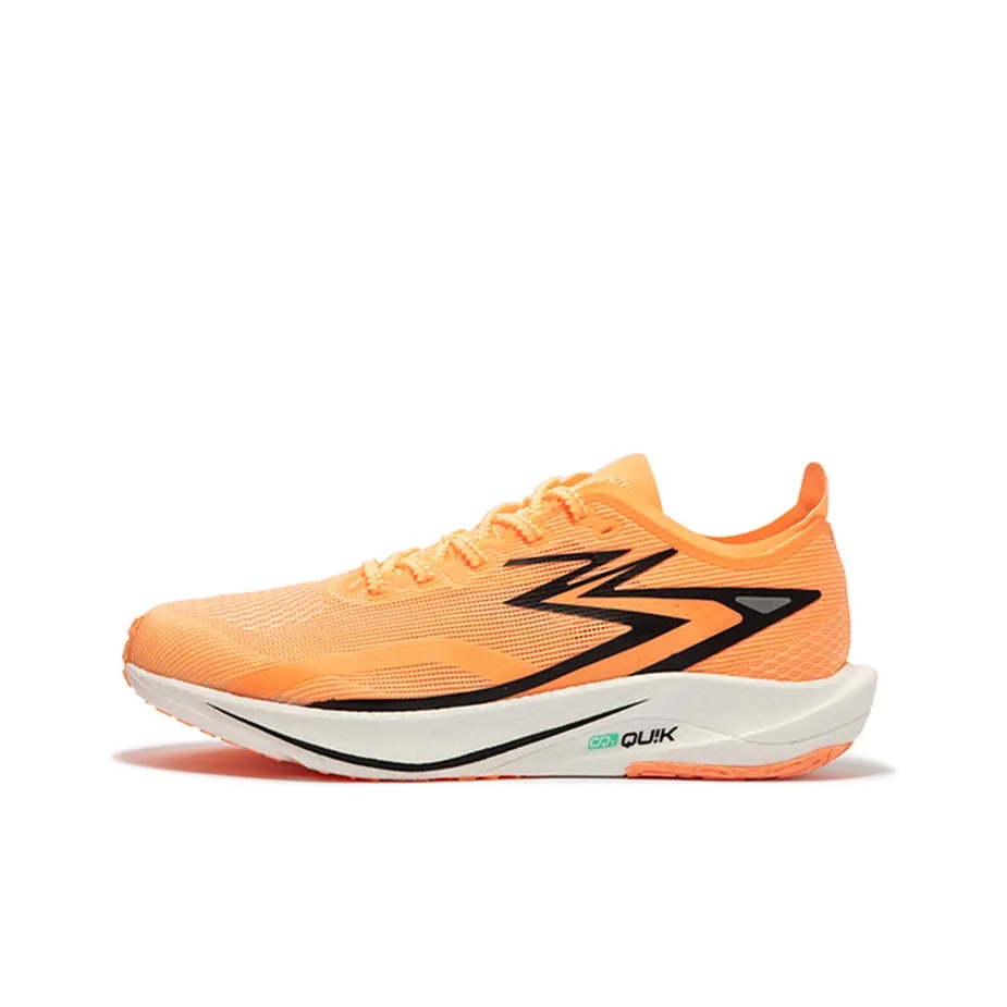 361° Speed Team Cushioned Slip Resistant Abrasion Resistant Breathable Low Top Casual Running Shoes Unisex Orange