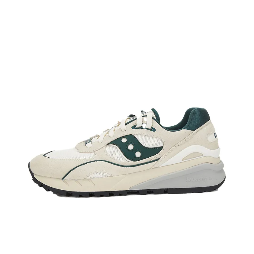 Saucony x Teenie Weenie Men Shadow 6000RE Low Топ Повседневная обувь Мужская Белый Зеленый