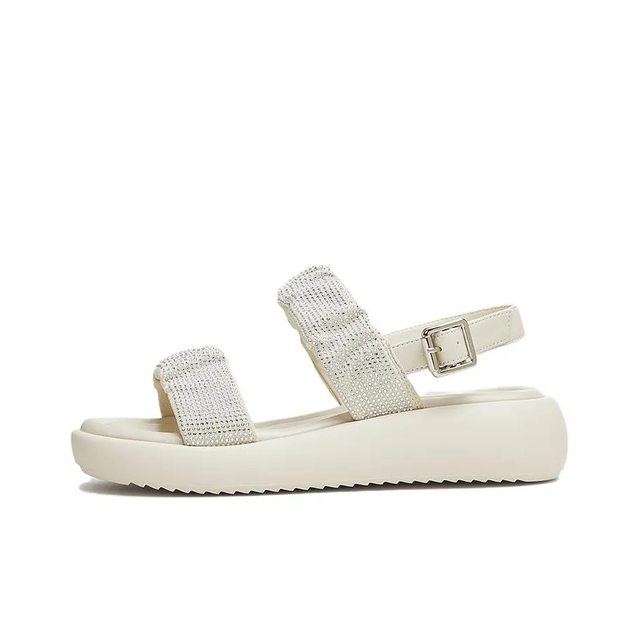 BASTO Beach Sandals Women's Beige/Apricot