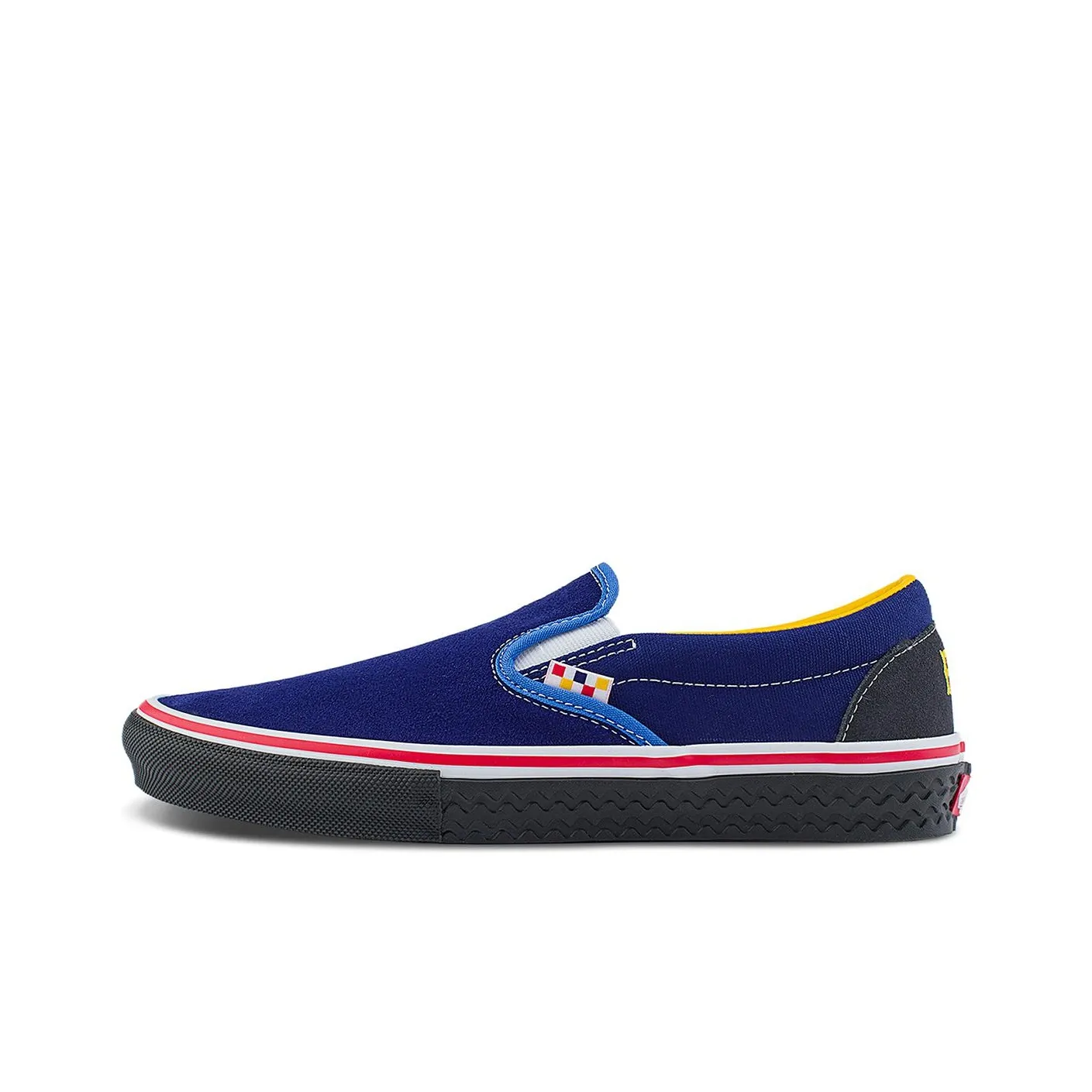 PA'DIN MUSA x VANS Амортизация Износостойкие Низкие Кроссовки для Скейтбординга Мужские Синие