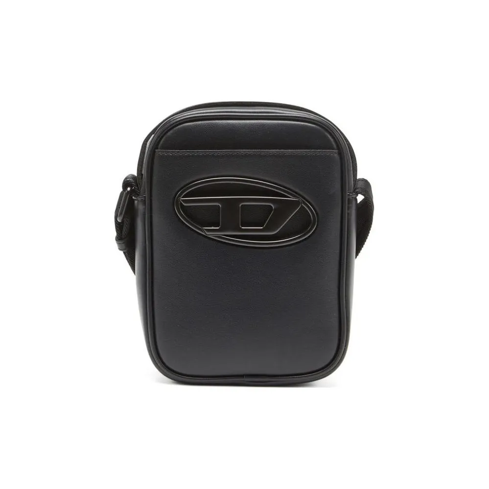 DIESEL Polyurethane Shoulder Bag, Crossbody Bag Women's Black