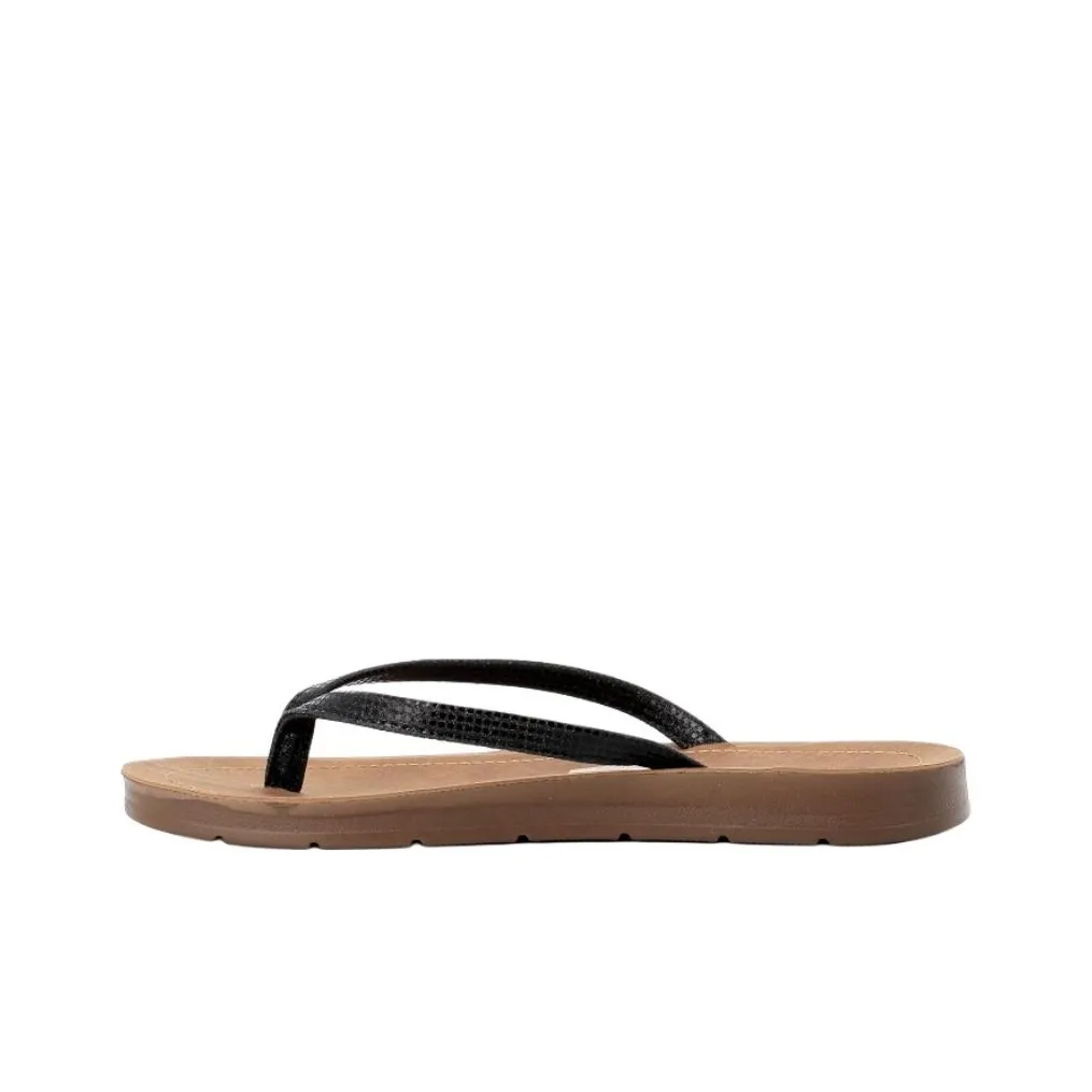 Victoria Beckham Flip Flops Women's Black Brown