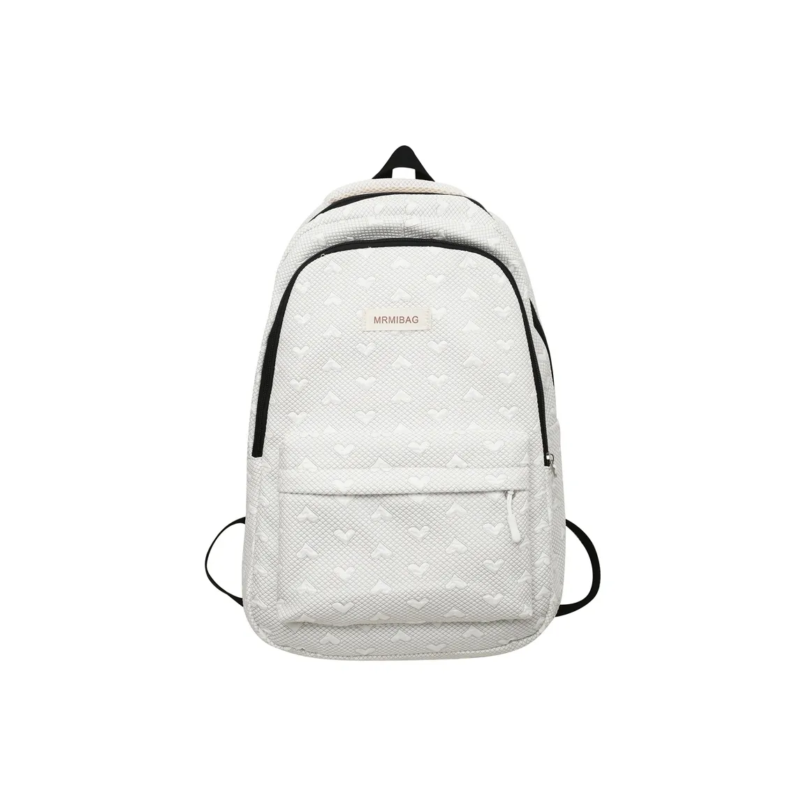 Travel Nylon Backpack Women's Light Gray/Green/Ecru/Pink
