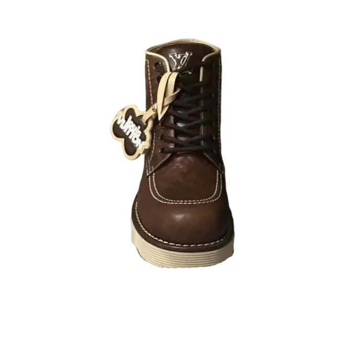 Tyler The Creator x LOUIS VUITTON Short Martin Boot Men's Brown