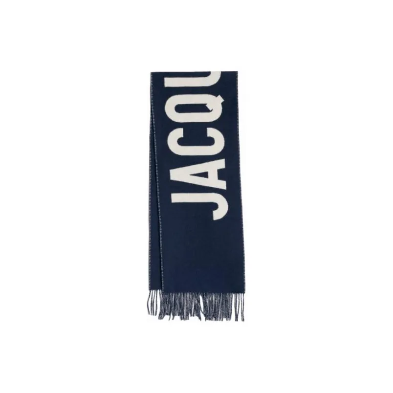 Jacquemus Fringe Logo Scarf