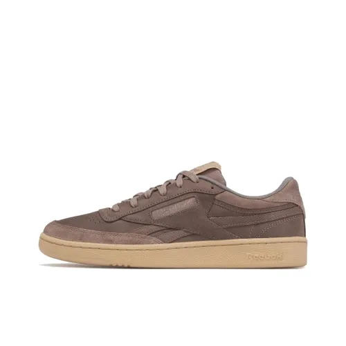 reebok Club C Series Кроссовки для скейтбординга Низкие Кофейные Унисекс